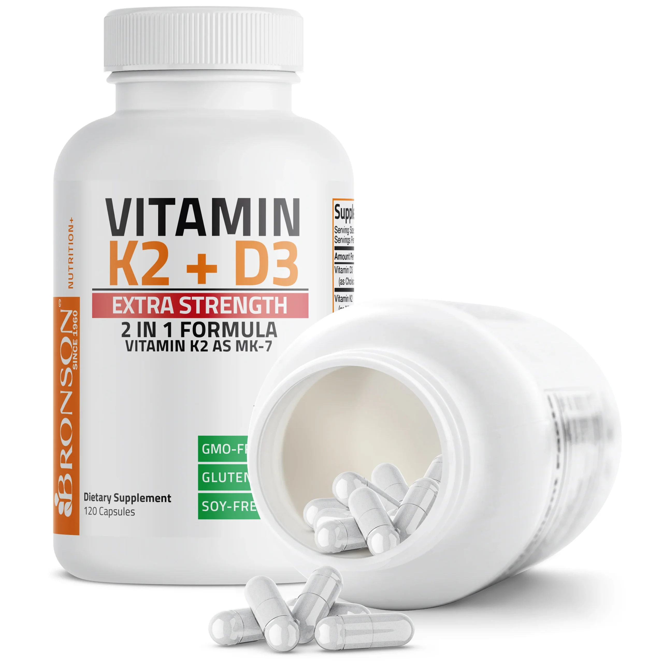 Bronson Vitamin K2 (MK7) + D3, photo 3