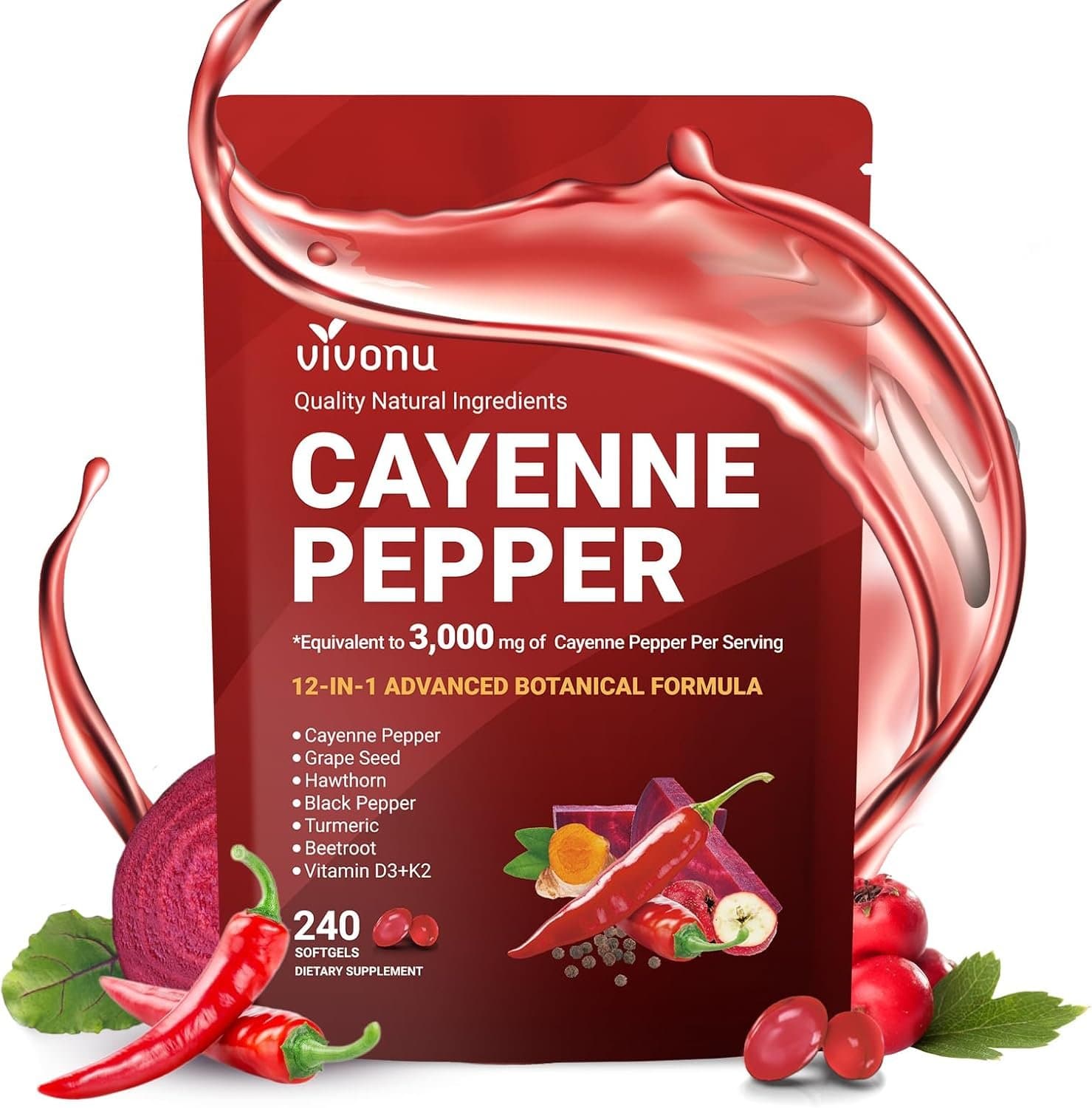 VivoNu Cayenne Pepper 12-in-1