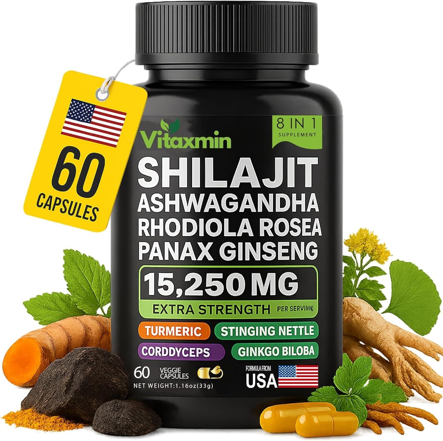 Vitaxmin 8-in-1 Shilajit