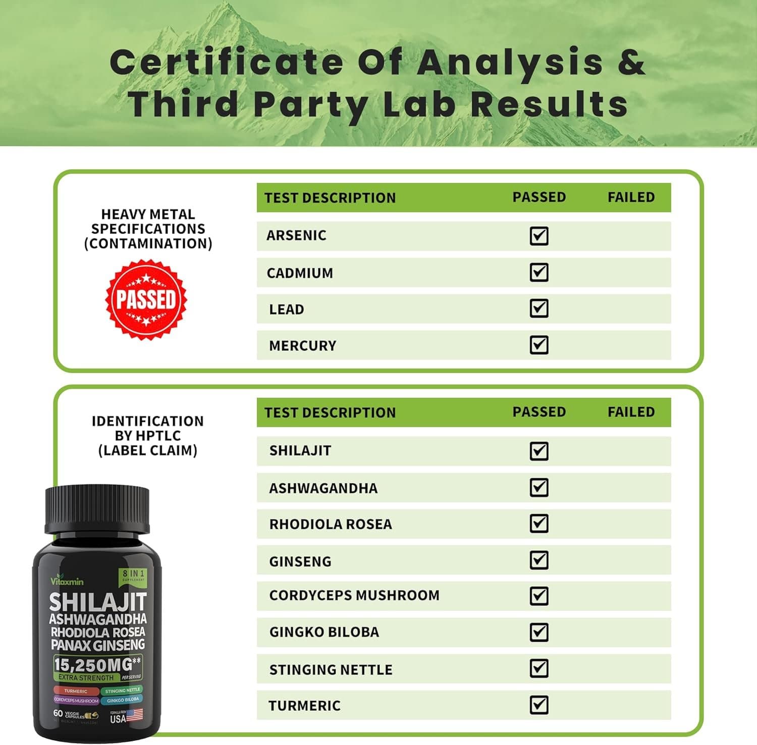Vitaxmin 8-in-1 Shilajit, photo 6