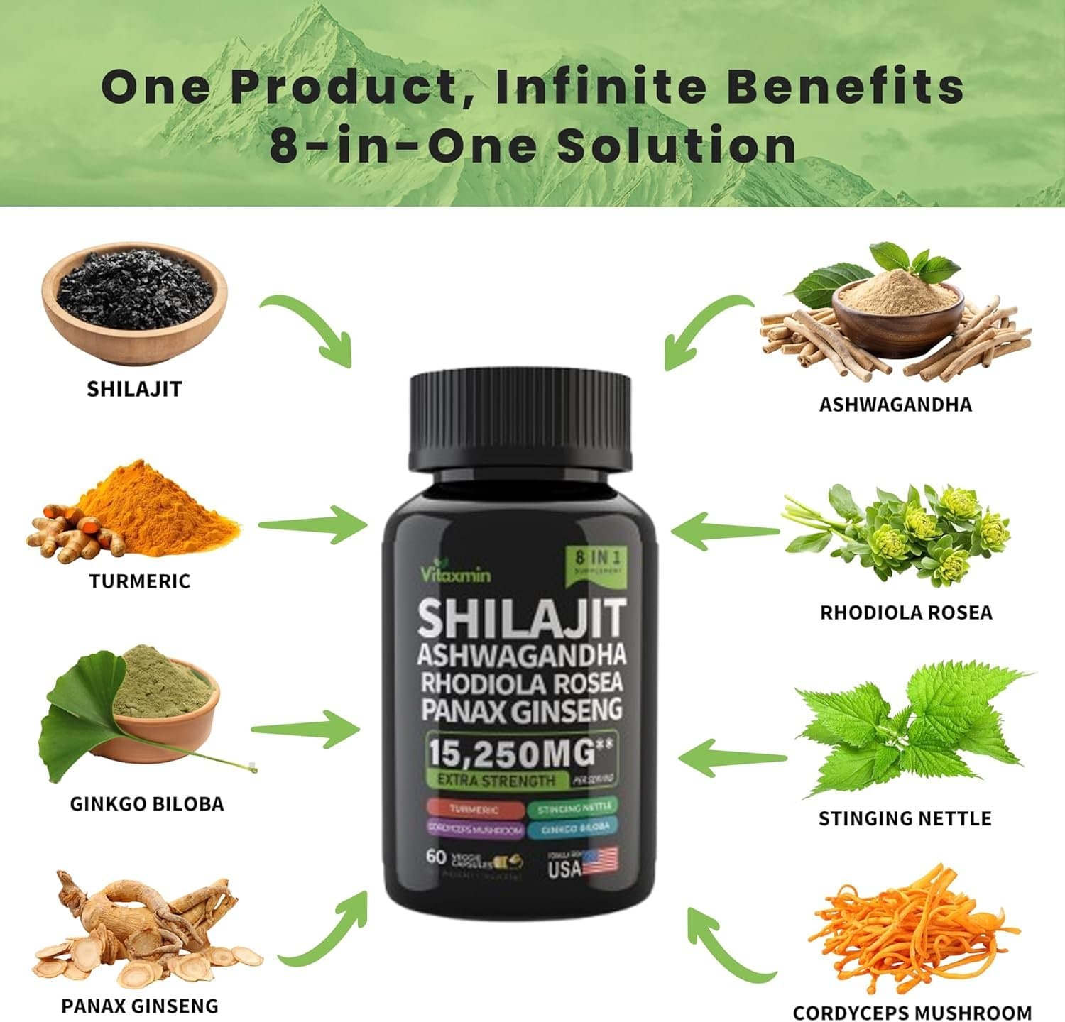 Vitaxmin 8-in-1 Shilajit, photo 8